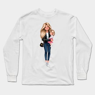 Mother with doughter Long Sleeve T-Shirt